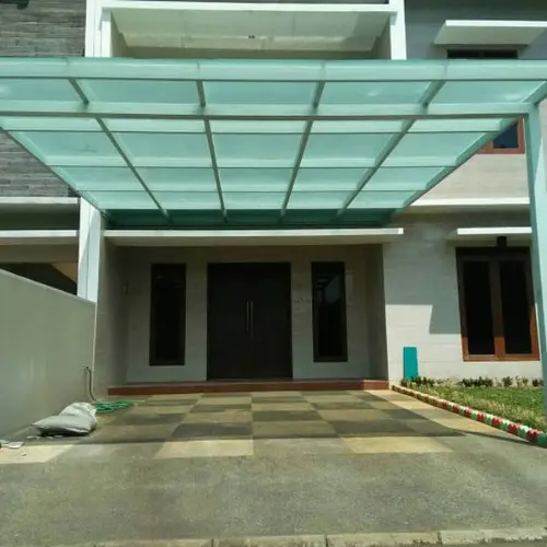 Kanopi Kaca Tempered 10mm di  daan mogot